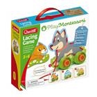 Lacing Game-Cuci gli animali e monta le ruote- Play Montessori-Quercetti