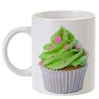 Tazza cupcake verde, shabby chic style!