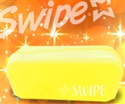 Swipe - Astuccio tombolino in silicone monocromo giallo
