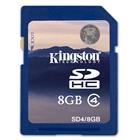 MEMORY CARD SD 8 GB CL.4 KINGSTON