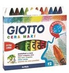 Pastelli a cera Maxi Giotto a 12