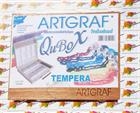 Cassetta portacolori in legno- Tempere
